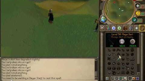 the ultimate barrows guide (using slayer dart)