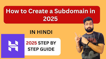 How to Create a Subdomain in 2025 Step by Step Tutorial for Beginners