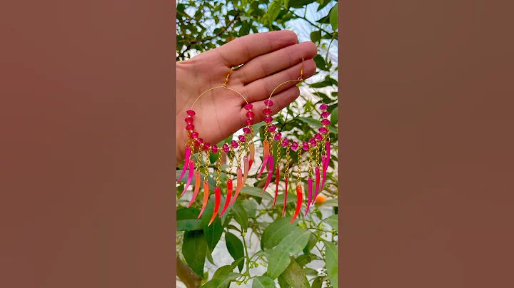 #diy #crystalearrings #howtomakeearringsathome #craft #diyearrings #handmade #shorts #youtubeshorts