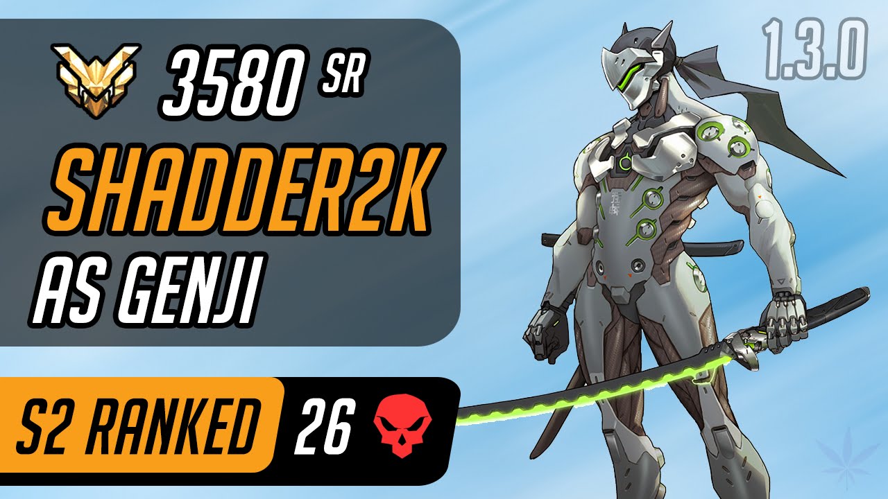 Shadder2k as Genji in Hanamura [Master – 26 eliminations - Season 2 – 1.3.0]