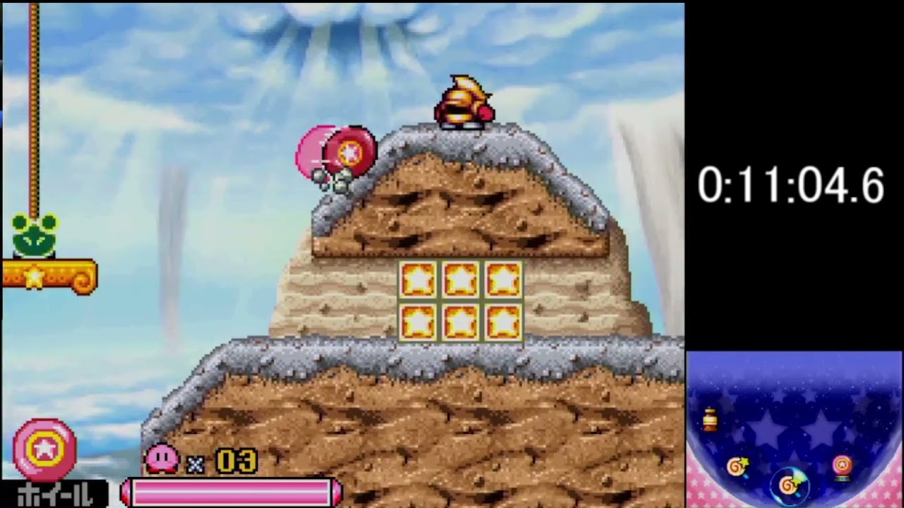 RTA] 星のカービィ 参上!ドロッチェ団 Any% 38分48秒 (無編集動画