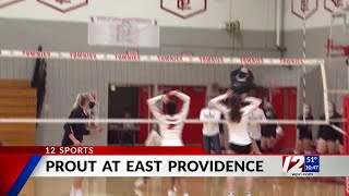 Prout sweeps East Providence in girls volleyball