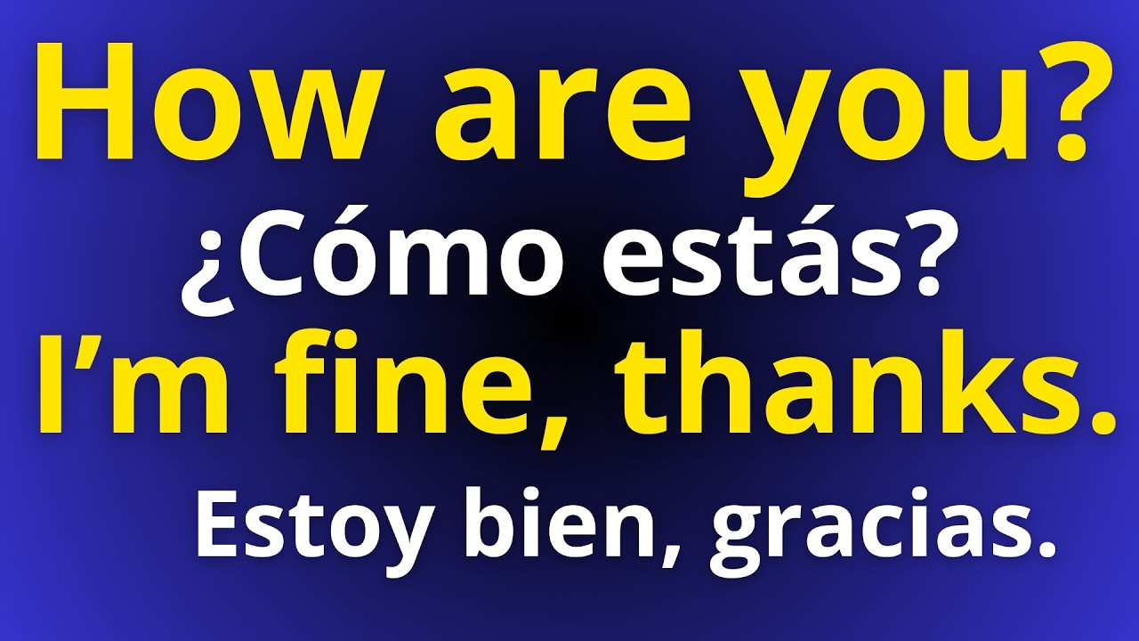 🎥 500 FRASES DE CONVERSACIONES MUY COMUNES PARA APRENDER INGLÉS 🛑