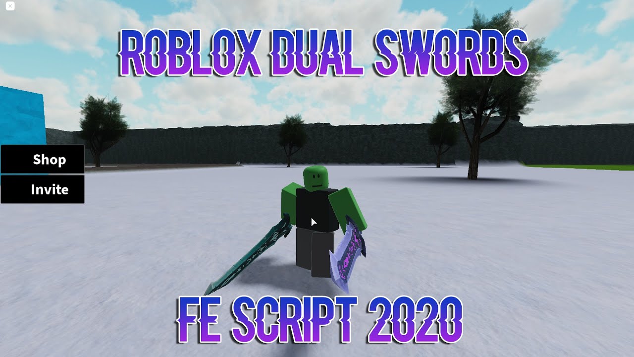 Fe Dual Swords Script Roblox 2020 Youtube
