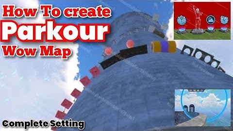 How to make Parkour map 2025 | Parkour wow map settings #pubgmobile 