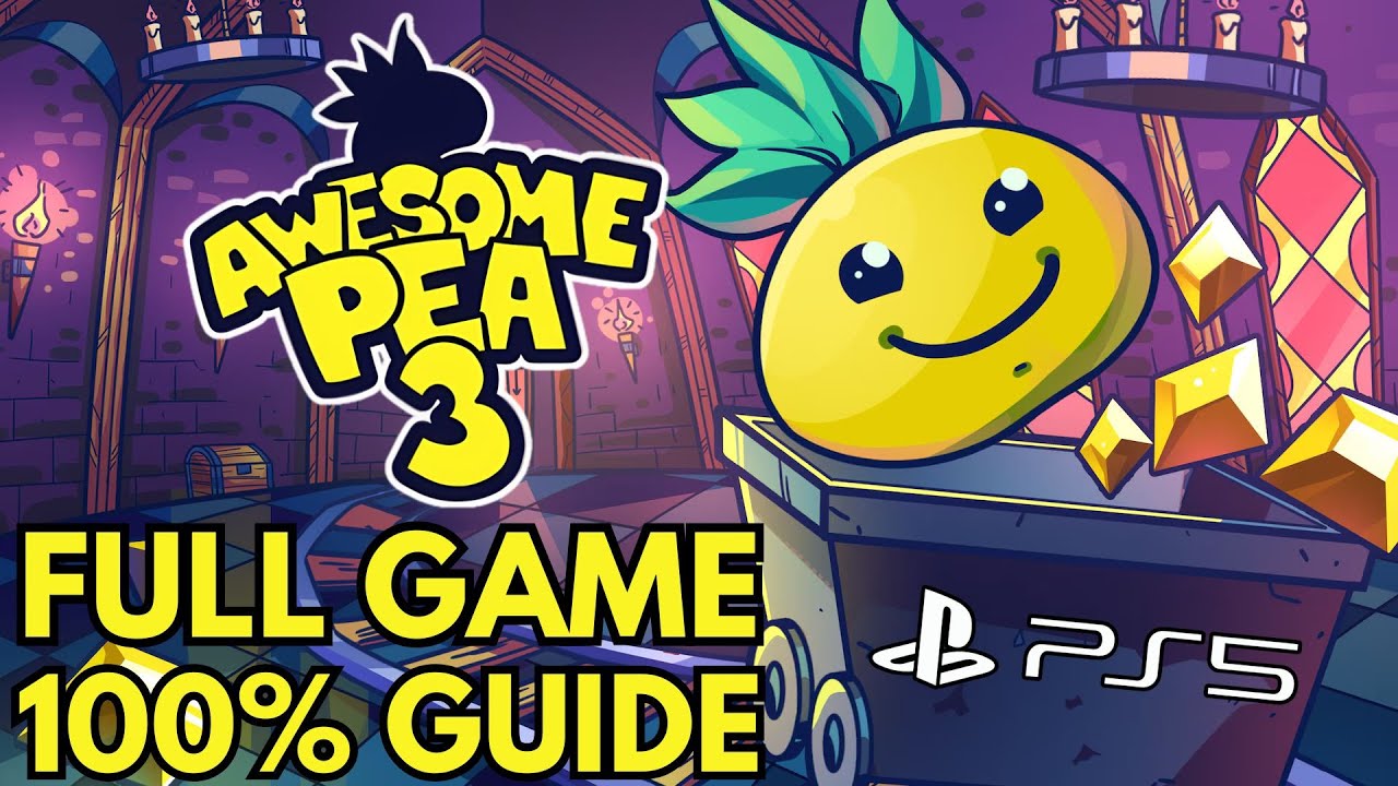 Awesome Pea 3 100 % Walkthrough Full Game