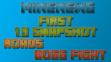 MineNews - First 1.9 Snapshot