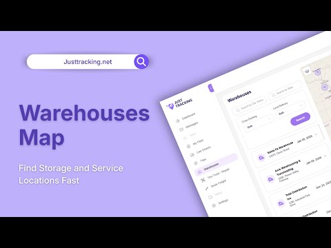 Warehouses Map | Find Storage and Service Locations Fast