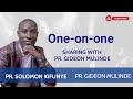 On on one with Pr. Gideon Mulinde (Part 1)