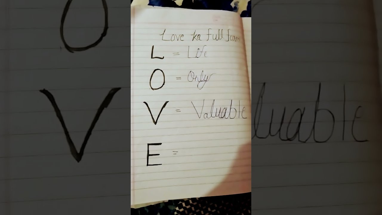 Love Ka Full Form YouTube Love Ka Full Form YouTube