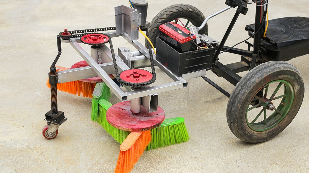 I Built a Floor Sweeper - YouTube