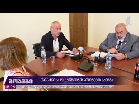 თავდაცვისა და უშიშროების კომიტეტის სხდომა