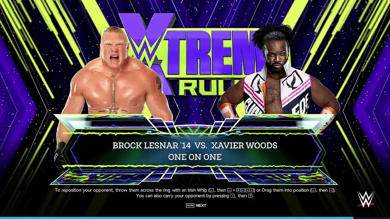 Брок Леснар против Ксавье Вудса | WWE | WWE 2K24 | Gamer Beast