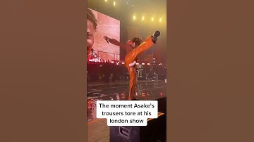 Thumbnail of Asake Live London Moment His Trousers Tore On Stage #london #afrobeat #asake
