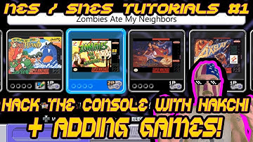 Nes + Snes Classic Modding #1 - Modding Console / Adding Games with Hakchi 2 CE 2019