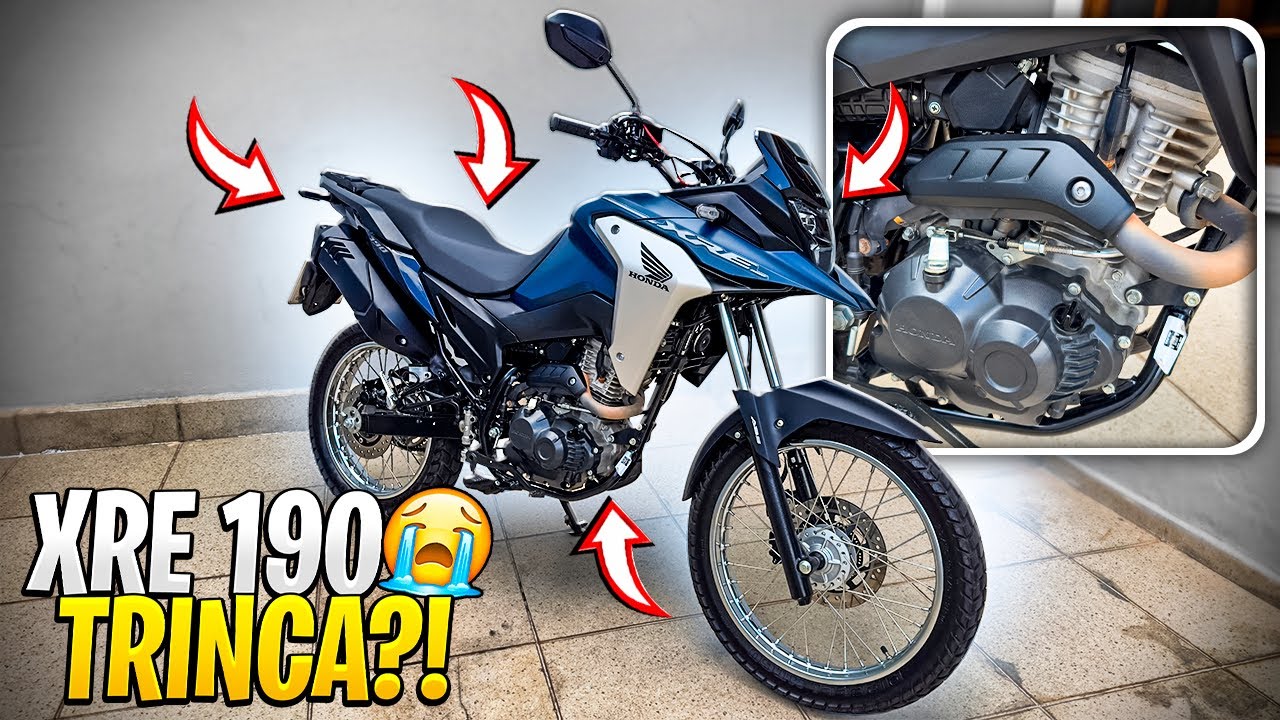 XRE190 2025 TODOS DETALHES, PREÇO, DEFEITOS, TRINCA CABEÇOTE?!