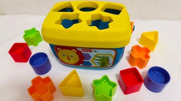 Learn Shapes, Colours & Counting | Fisher-Price Shape Sorter & Stacking Toy | Toddler Learning