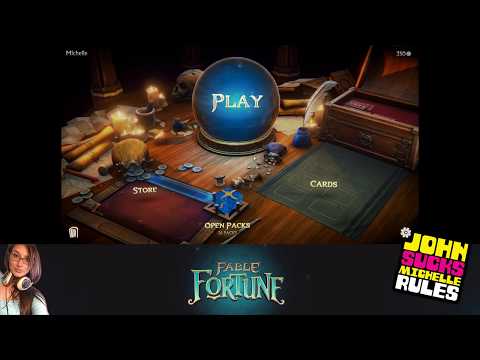 Fable Fortune Card Game Early Access with Michelle. Like Hearthstone? CCG Gameplay Review