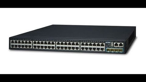 SGS-6341-48T4X Stackable Managed Switch Unboxing
