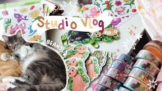 STUDIO VLOG 09 ♡ Shop update, Vograce unboxing, + BEANS!