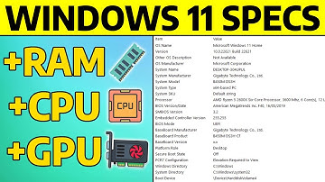 How to Check RAM and System Specs - Windows 11