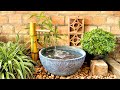 Home Decor Ideas | DIY waterfall to decorate your garden corner more beautiful