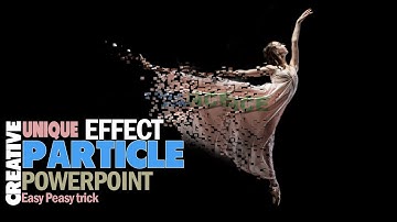Particles Text Effect Animation in Microsoft PowerPoint 2016-2019 Tutorial | ppt tips and tricks
