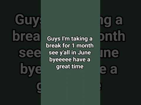 bye guys I'm kinda sad..
