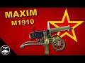 Maxim M1910 - La Ametralladora Pesada Soviética