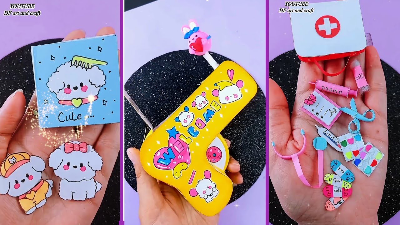 Paper craft/Easy craft ideas/ miniature craft / how to make /DIY/school ...