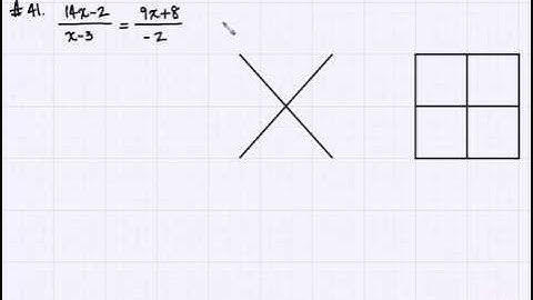 How to solve Rational Equations - Algebra 1 Tutorial