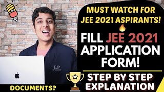 Fill JEE Mains 2021 Application Form Step by Step | Documents required? | Yash Garg
