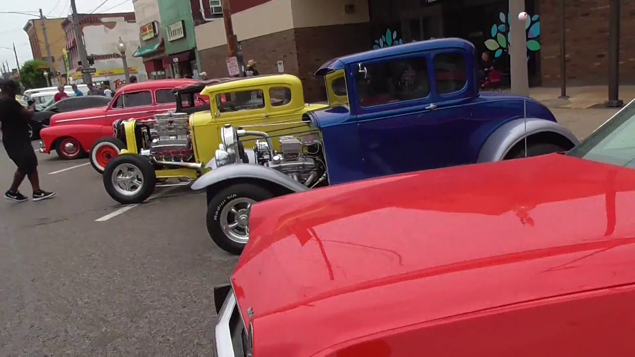 Hot Rod Row at Beaver Falls PA Annual Car Show 2018 YouTube