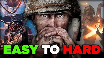 Beating EVERY WW2 Zombies Easter Egg From Easiest To Hardest