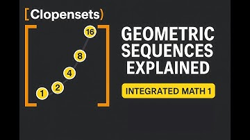Geometric Sequences | Integrated Math 1