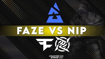 NINJAS IN PYJAMAS NEW ROSTER VS FAZE | CS2 | BLAST PREMIER FALL FINAL HIGHLIGHTS #cs2 #nip #faze