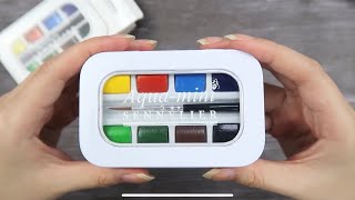 [ Họa cụ Lỗ Store ] Review màu nước Sennelier Aqua Mini 8 màu | Watercolor Speed Paint screenshot 3