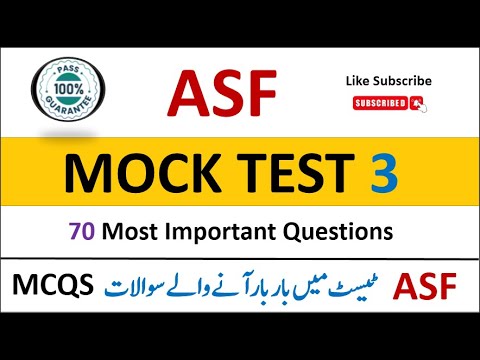 ASF Test Preparation 💯 | 100% Success Formula | ASF Jobs 2025-26 - YouTube