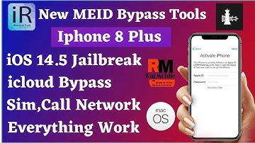 MEID Icloud Bypass | IOS 14.5 | Sim/Calls/Network Everything Work | Iphone 8 Plus | & Iphone 5s To X