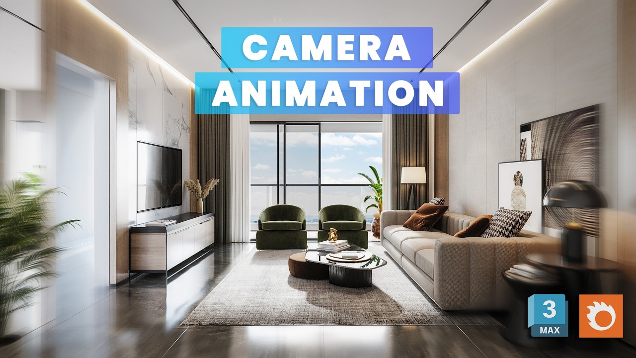 3ds Max Walkthrough Camera Animation | Cinematic Interior Tutorial ...