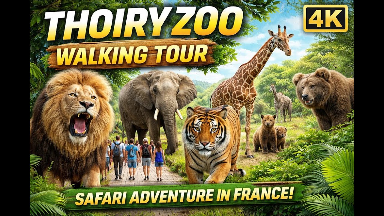 Thoiry Zoo Walking Tour: A Safari Experience in France!