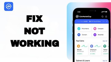 How To Fix And Solve Not Working On CoinMarketCap App | Final Solution