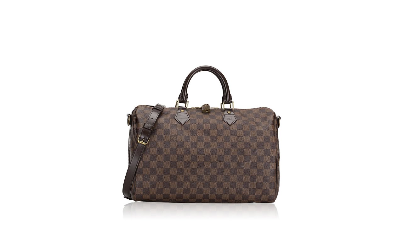 Louis Vuitton Damier Ebene Speedy 35 Bandouliere