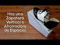 Como Hacer una Zapatera Vertical o Ahorradora de Espacio