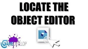 LOCATE OBJECTS EDITOR IN GDEVELOP 5