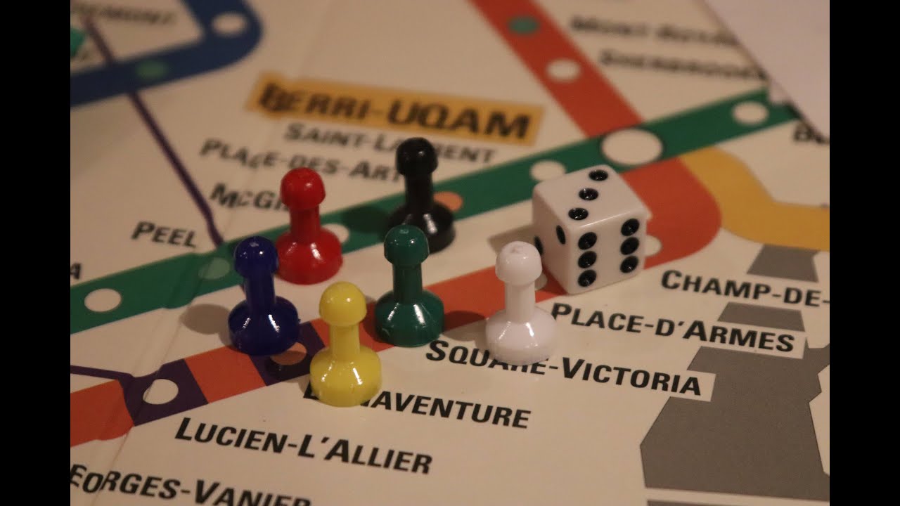 METRO Montreal Board Game by Interjeu 1997 YouTube
