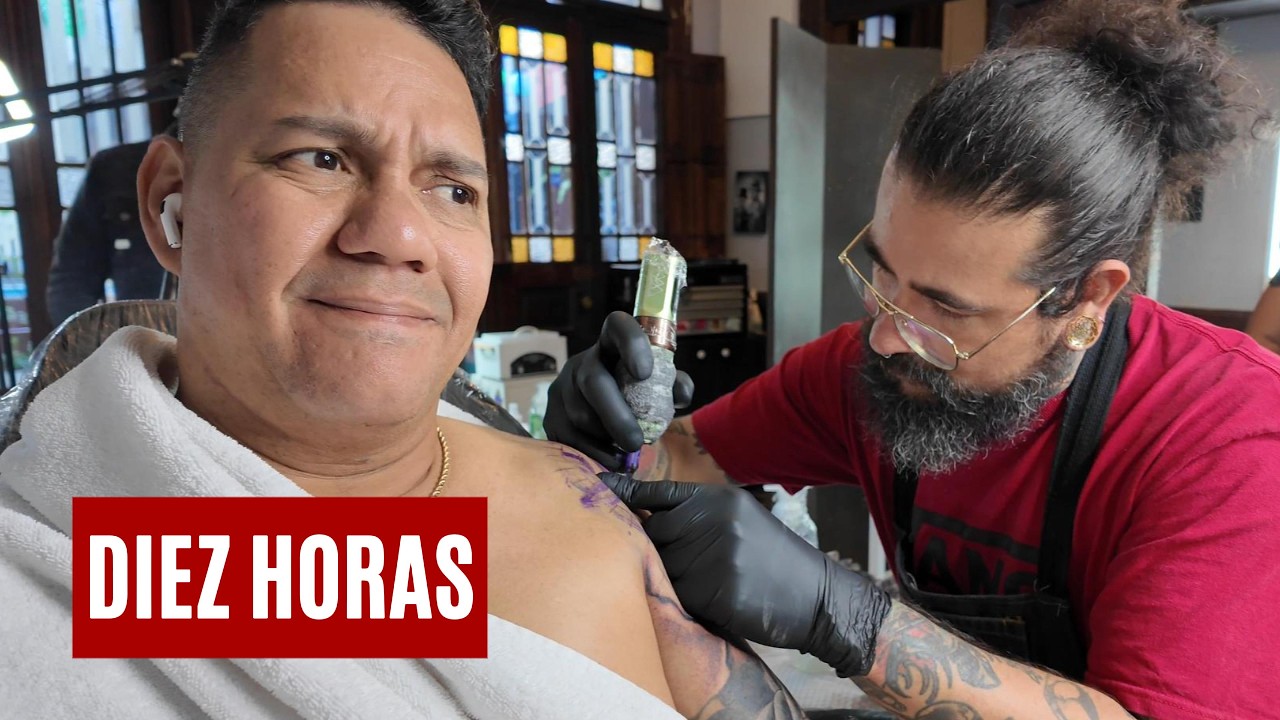 10 HORAS DE TATUAJE 😵 | Mi COVER-UP Sin Filtro
