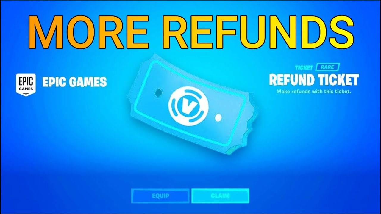 How to Get More Refunds in Fortnite Chapter 2 YouTube
