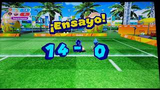 Mario & Sonic Rio 2016 Team Dr. Eggman Loses To Team Peach In Rugby Sevens