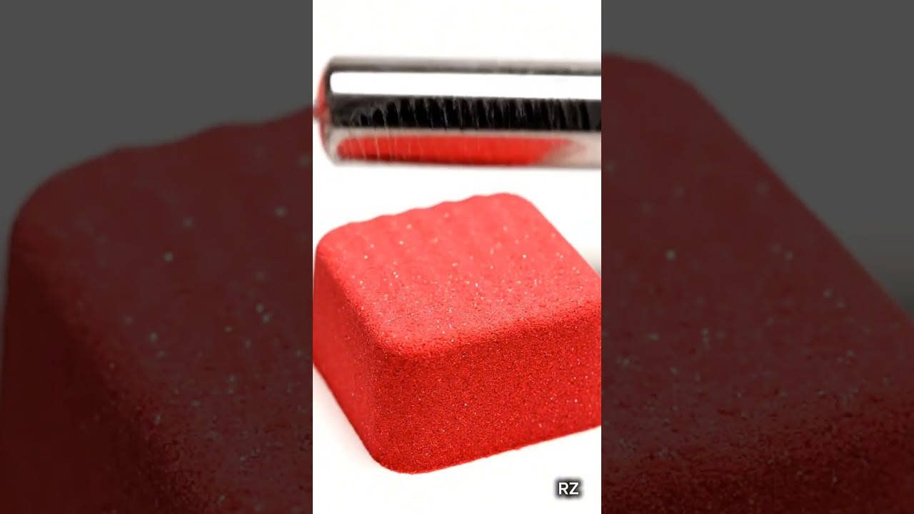 The Most Satisfying Red Kinetic Sand ASMR Ever | Smooth to Crumble 